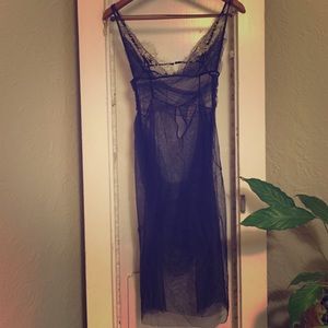 Victoria's secret tulle chemise size S, dark blue